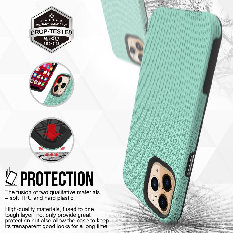 For iPhone 12 Pro Max Triangle Armor Texture TPU + PC Case