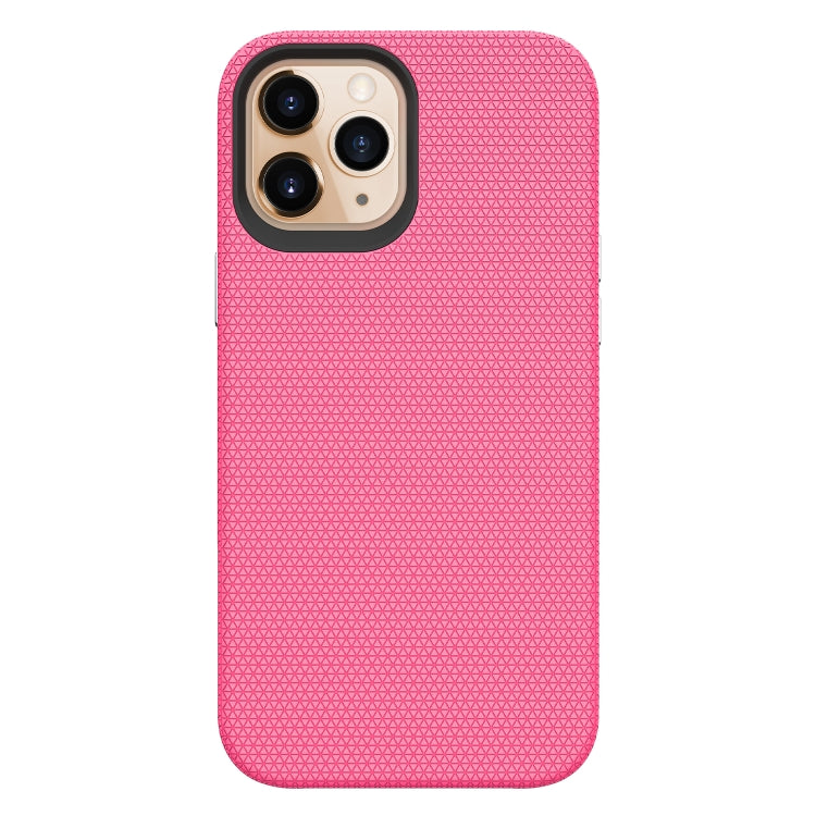 For iPhone 12 Pro Max Triangle Armor Texture TPU + PC Case