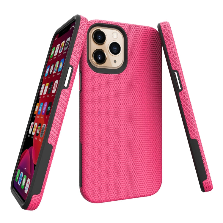 For iPhone 12 Pro Max Triangle Armor Texture TPU + PC Case
