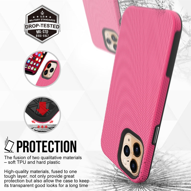 For iPhone 12 Pro Max Triangle Armor Texture TPU + PC Case