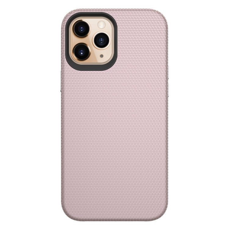 For iPhone 12 Pro Max Triangle Armor Texture TPU + PC Case