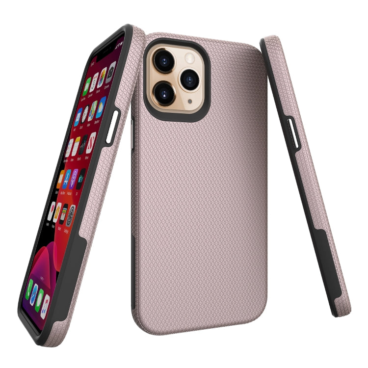 For iPhone 12 Pro Max Triangle Armor Texture TPU + PC Case