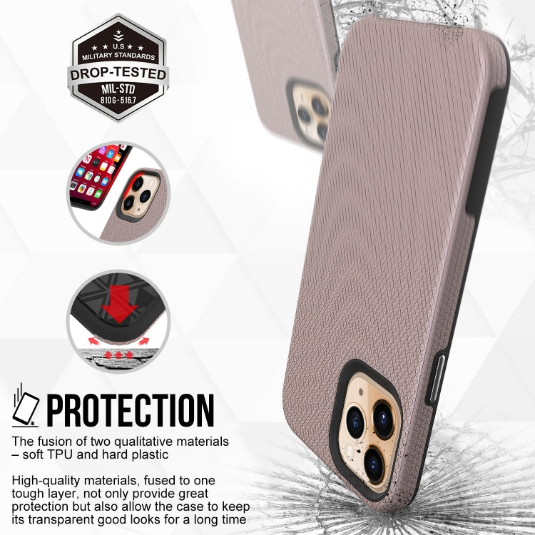 For iPhone 12 Pro Max Triangle Armor Texture TPU + PC Case