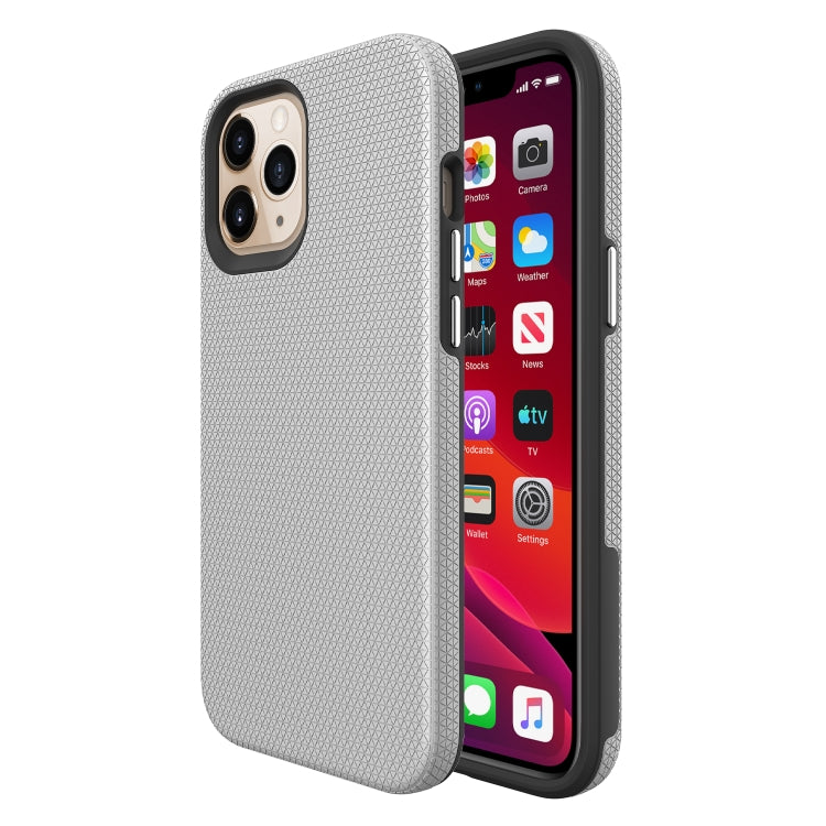 For iPhone 12 Pro Max Triangle Armor Texture TPU + PC Case