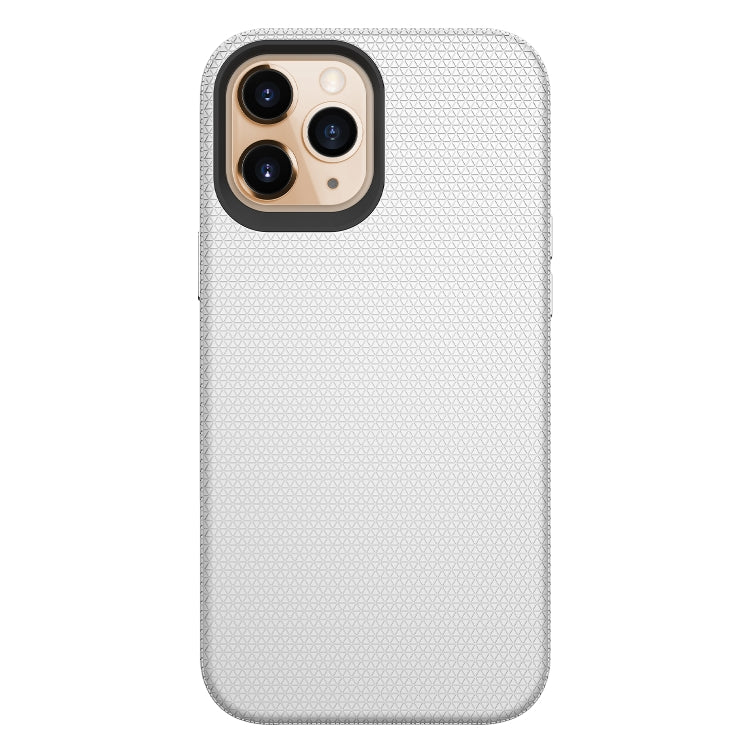 For iPhone 12 Pro Max Triangle Armor Texture TPU + PC Case