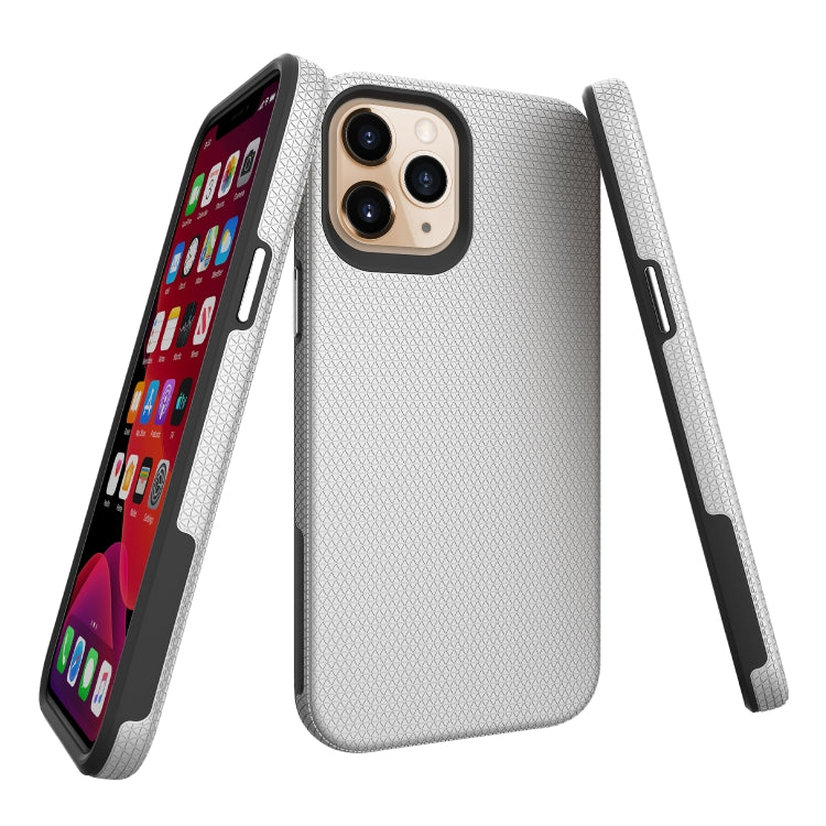 For iPhone 12 Pro Max Triangle Armor Texture TPU + PC Case