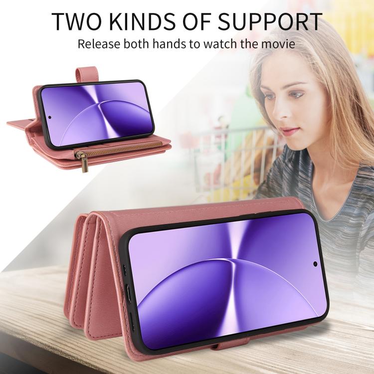 For Redmi Turbo 5 Max / Poco X8 Pro Max 5G Skin Feel Multi Card Slots Zipper Wallet Leather Phone Case