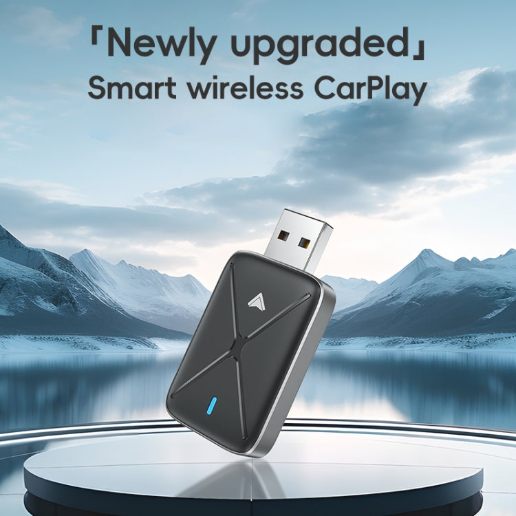 For Android Car Carplay Box Wired to Wireless Auto Adapter - Black