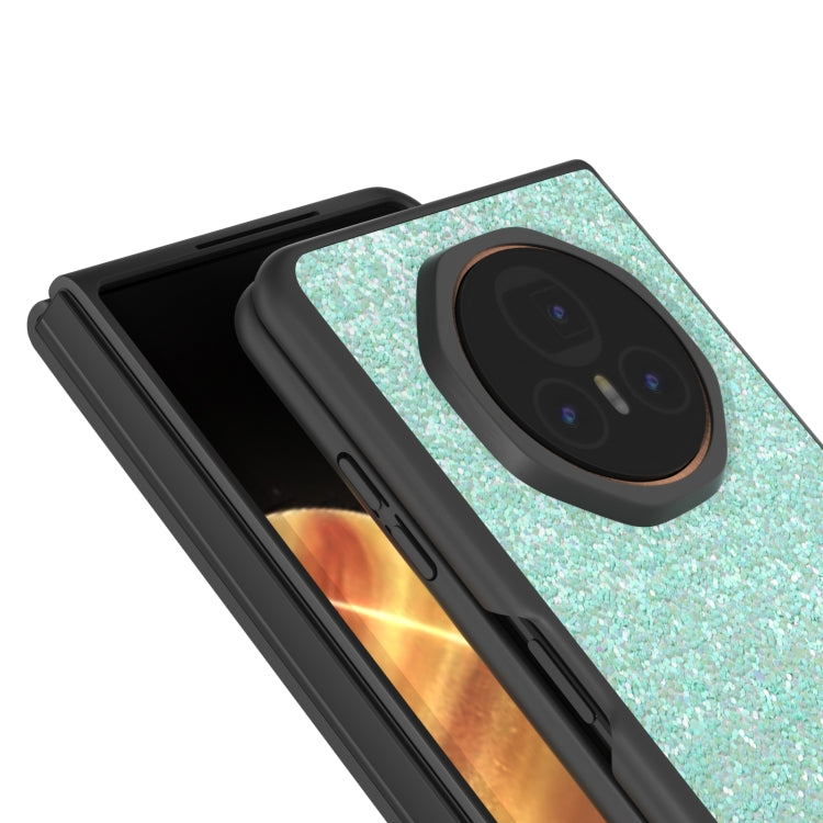 For Honor Magic V3 Black Frame Colorful Glitter Phone Case