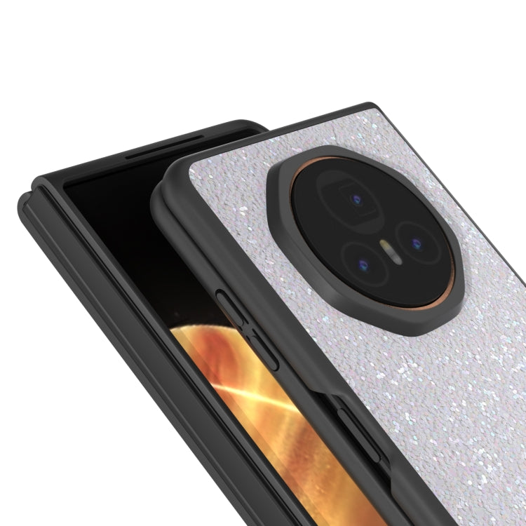 For Honor Magic V3 Black Frame Colorful Glitter Phone Case