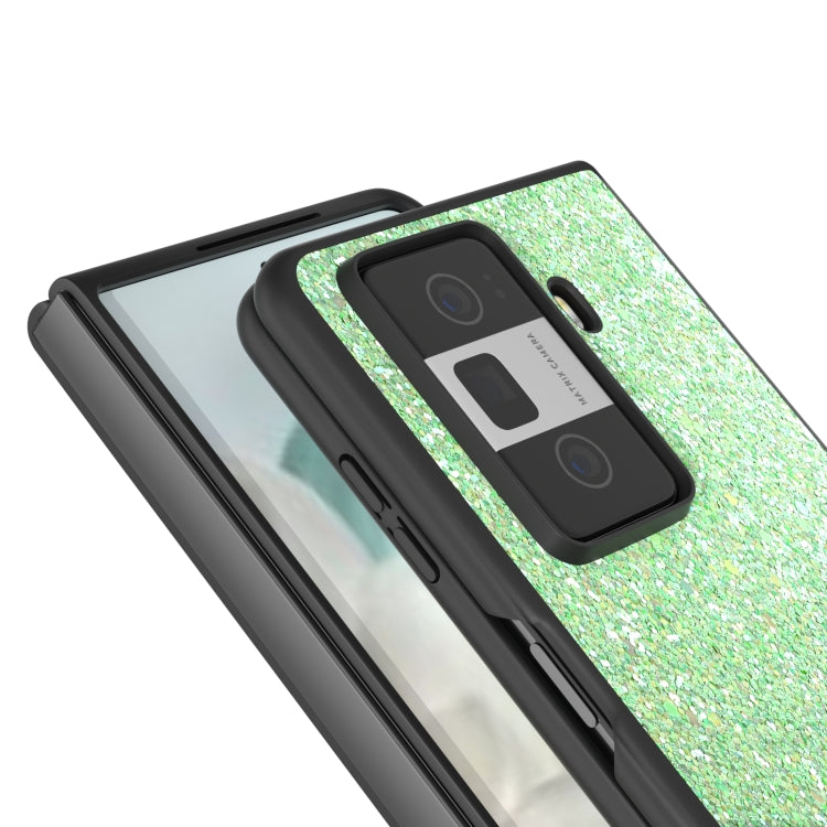 For Honor Magic Vs3 Black Frame Colorful Glitter Phone Case