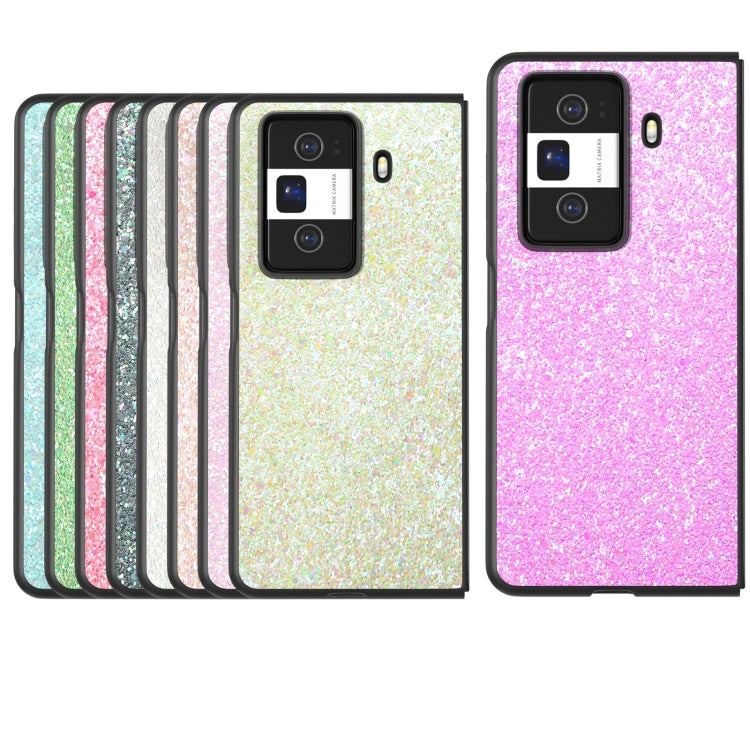 For Honor Magic Vs3 Black Frame Colorful Glitter Phone Case