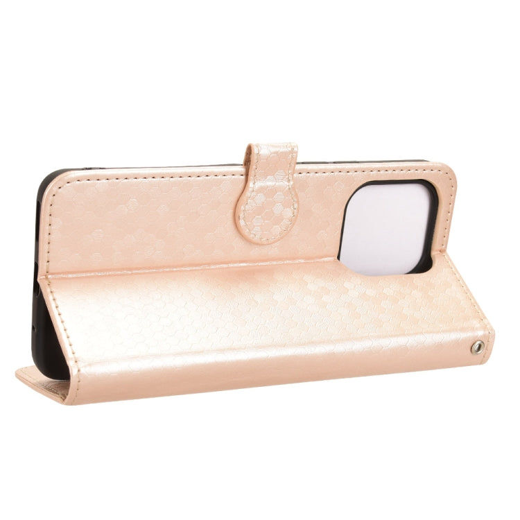 For Umidigi G6 5G Honeycomb Dot Texture Leather Phone Case