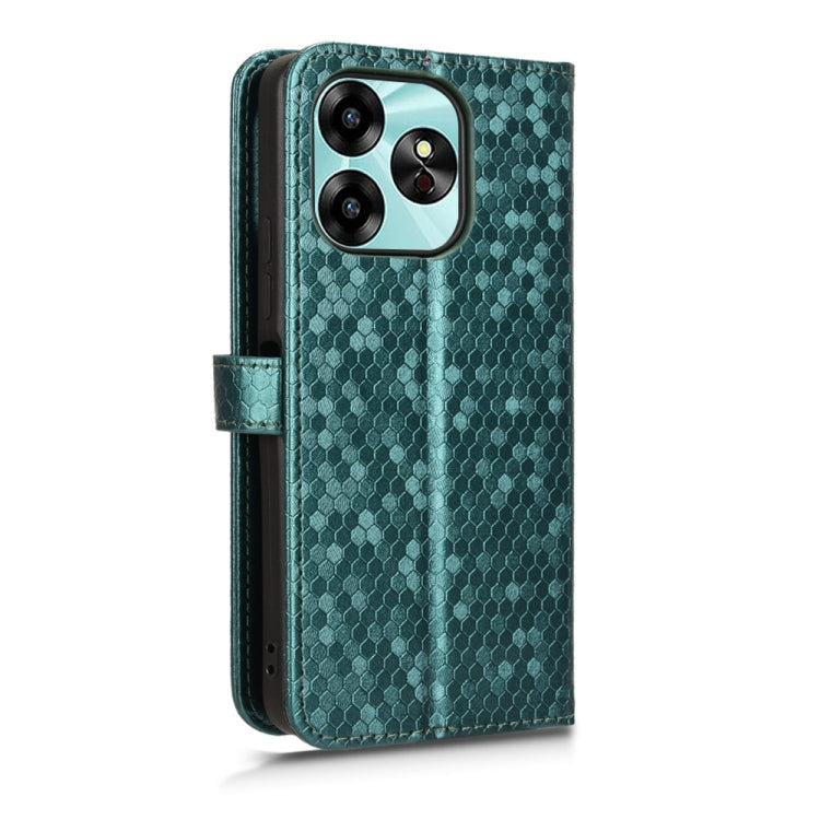 For Umidigi G6 5G Honeycomb Dot Texture Leather Phone Case