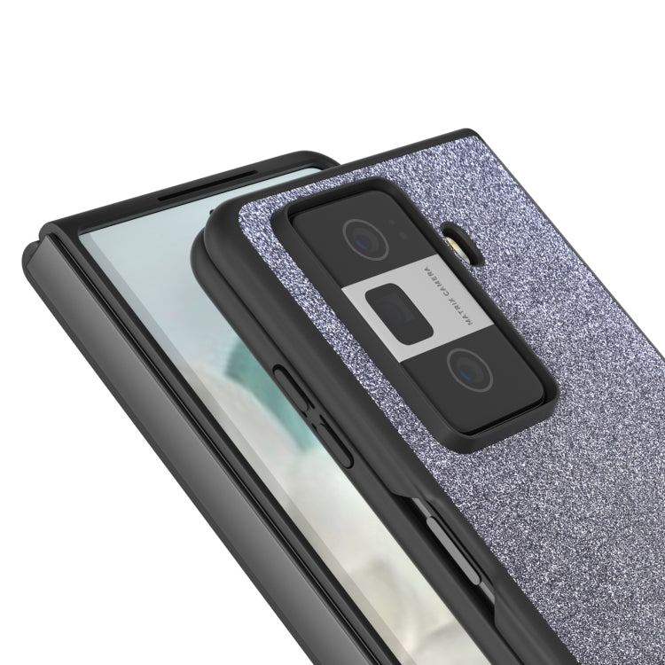 For Honor Magic Vs3 Black Frame Glitter Shockproof Phone Case
