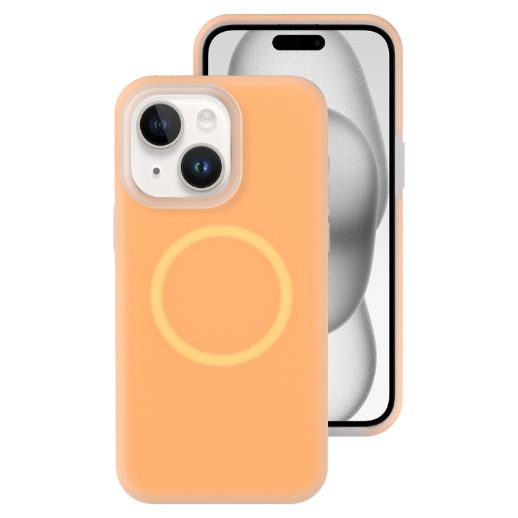 For iPhone 15 Jelly Liquid Silicone MagSafe Magnetic Phone Case