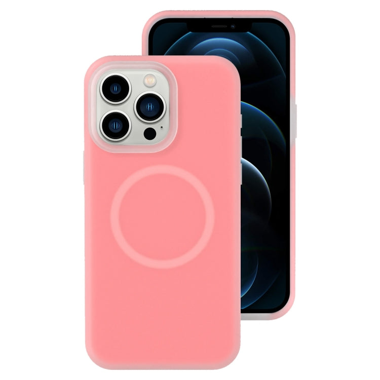 For iPhone 12 Pro Max Jelly Liquid Silicone MagSafe Magnetic Phone Case