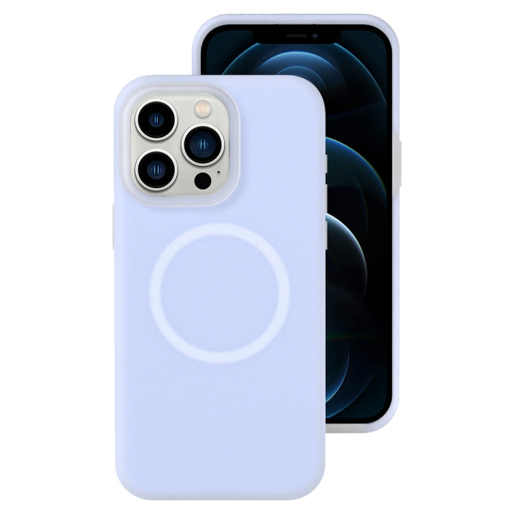 For iPhone 12 Pro Max Jelly Liquid Silicone MagSafe Magnetic Phone Case