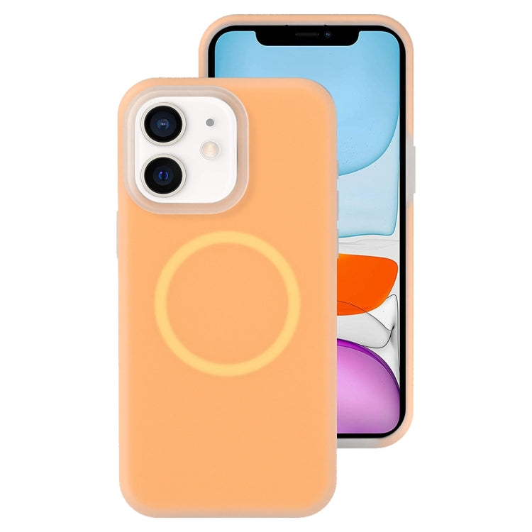 For iPhone 11 Jelly Liquid Silicone MagSafe Magnetic Phone Case