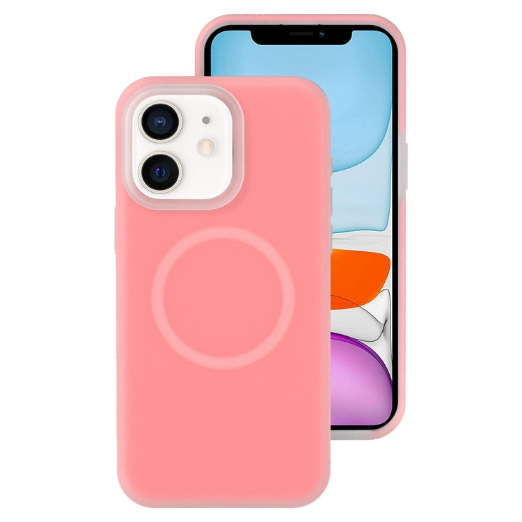 For iPhone 11 Jelly Liquid Silicone MagSafe Magnetic Phone Case