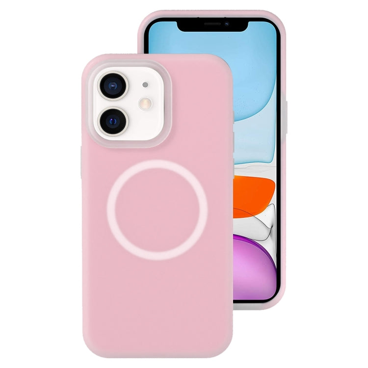 For iPhone 11 Jelly Liquid Silicone MagSafe Magnetic Phone Case