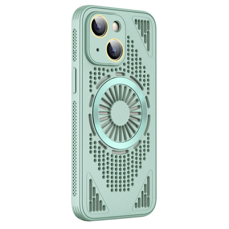 For iPhone 15 Hollow Cooling MagSafe Shockproof Phone Case