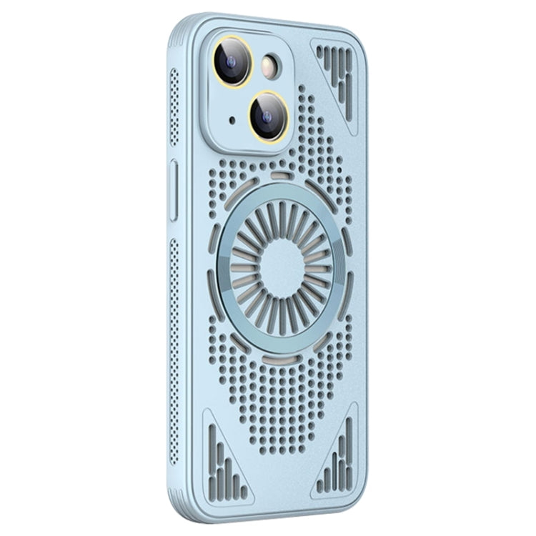 For iPhone 14 Hollow Cooling MagSafe Shockproof Phone Case