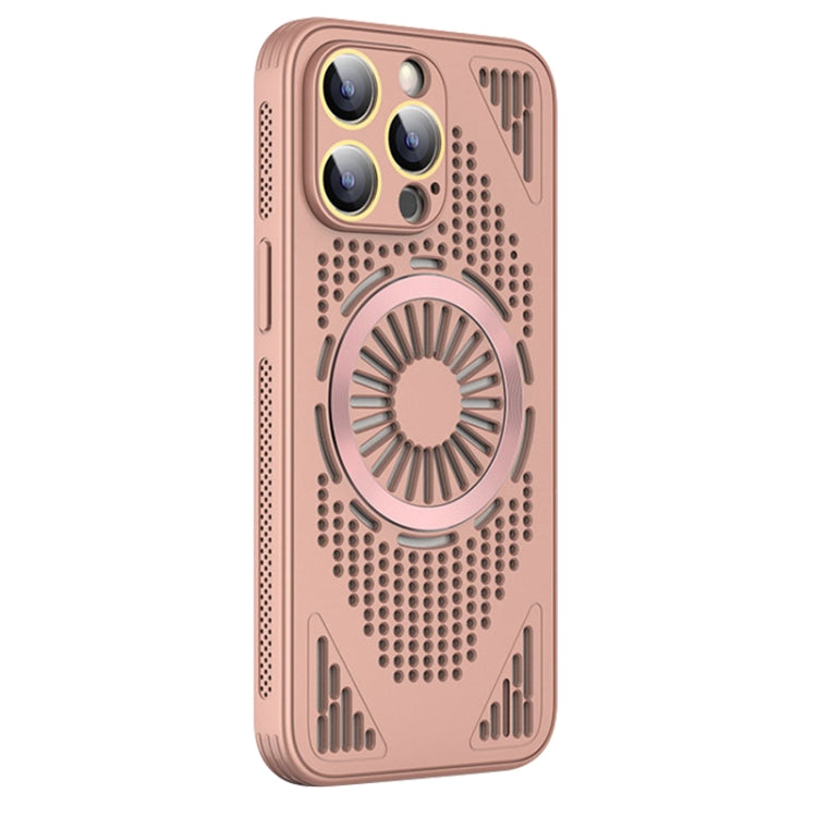 For iPhone 14 Pro Hollow Cooling MagSafe Shockproof Phone Case