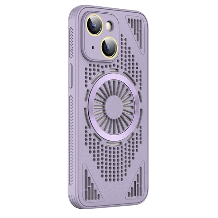 For iPhone 13 Hollow Cooling MagSafe Shockproof Phone Case
