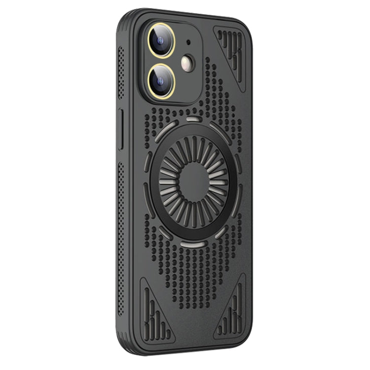 For iPhone 12 Hollow Cooling MagSafe Shockproof Phone Case