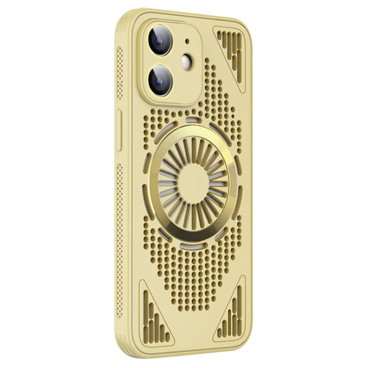 For iPhone 12 Hollow Cooling MagSafe Shockproof Phone Case