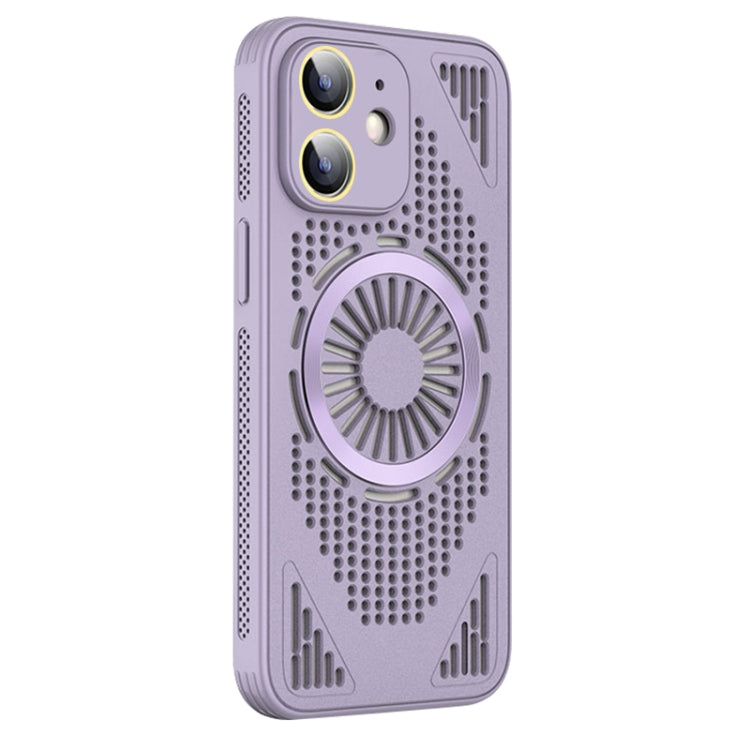 For iPhone 12 Hollow Cooling MagSafe Shockproof Phone Case