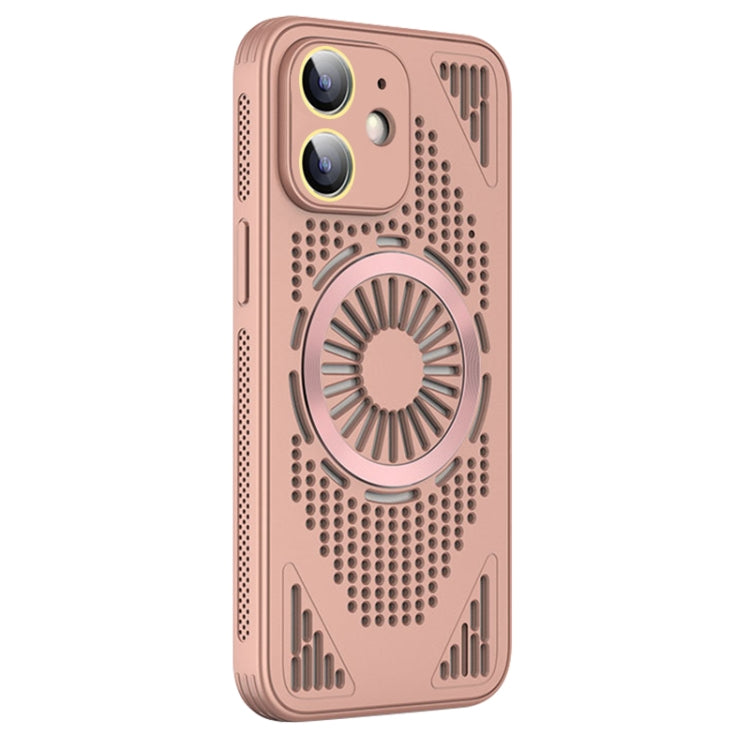 For iPhone 12 Hollow Cooling MagSafe Shockproof Phone Case