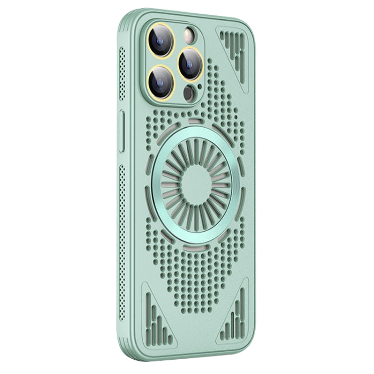 For iPhone 12 Pro Max Hollow Cooling MagSafe Shockproof Phone Case