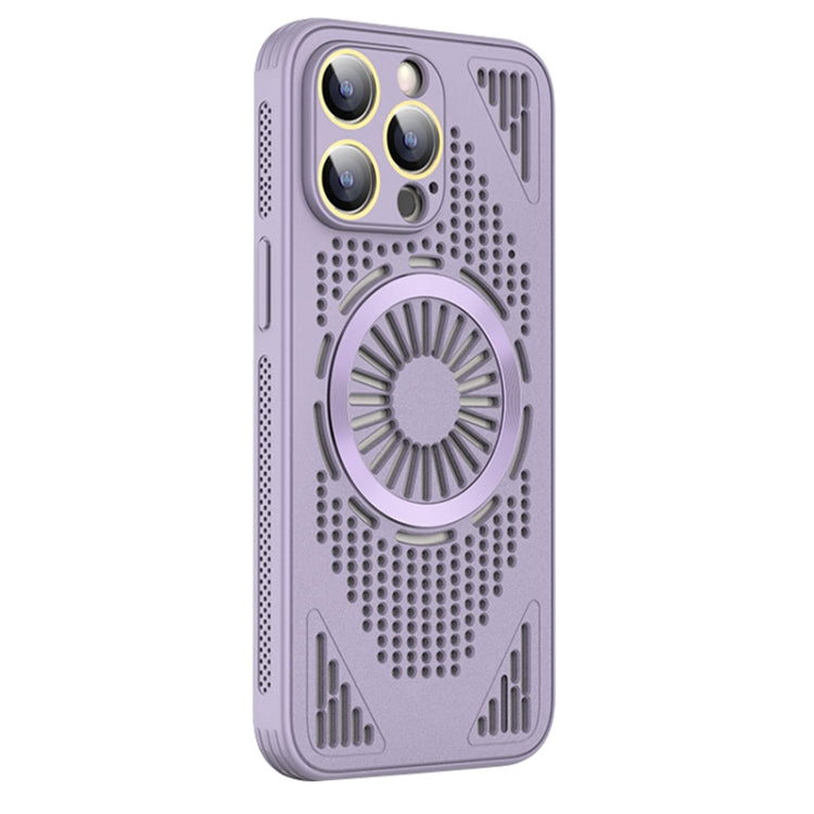 For iPhone 12 Pro Hollow Cooling MagSafe Shockproof Phone Case