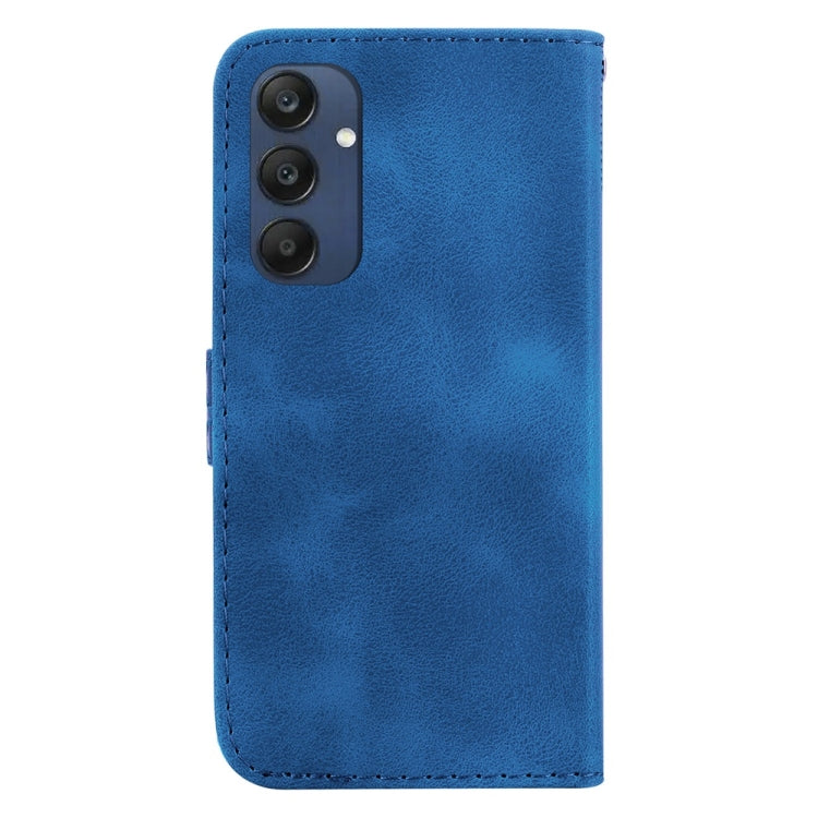 For Samsung Galaxy M35 Seven-shaped Embossed Leather Phone Case