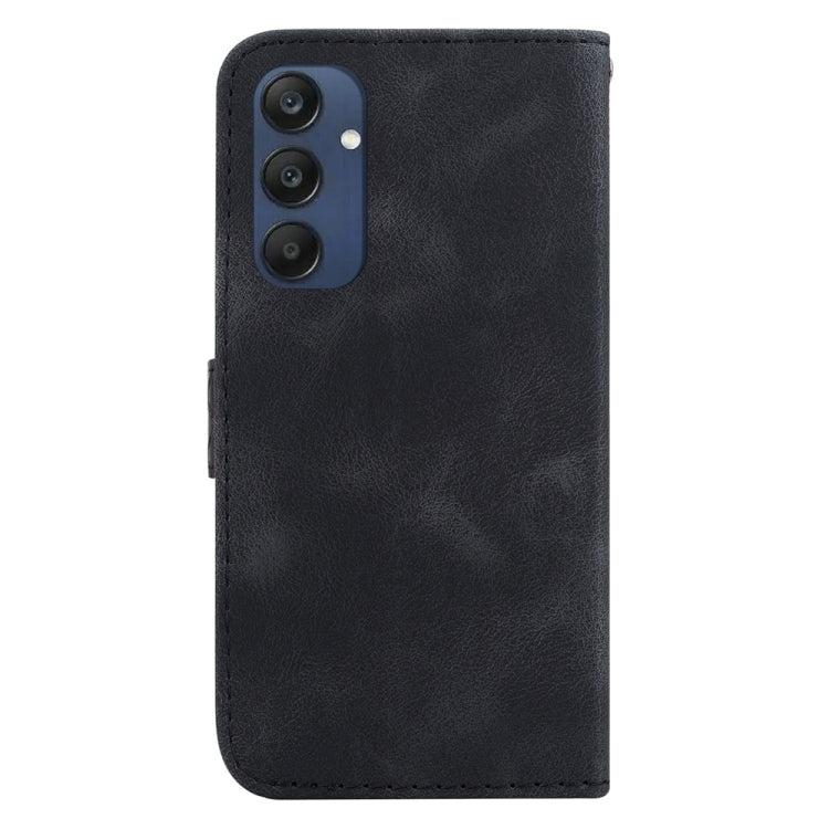 For Samsung Galaxy M35 Seven-shaped Embossed Leather Phone Case