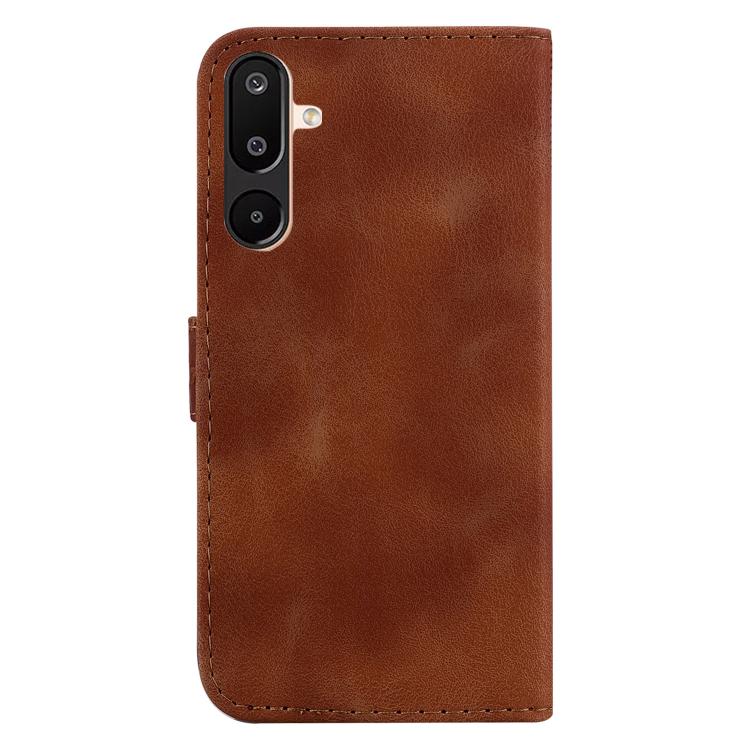 For Samsung Galaxy M16 5G / F16 5G / M36 5G Seven-shaped Embossed Leather Phone Case