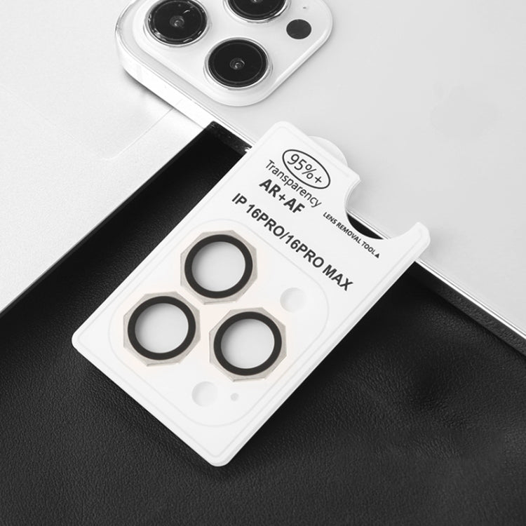 For iPhone 16 Pro / 16 Pro Max HD Lens Protective Film without Diamond