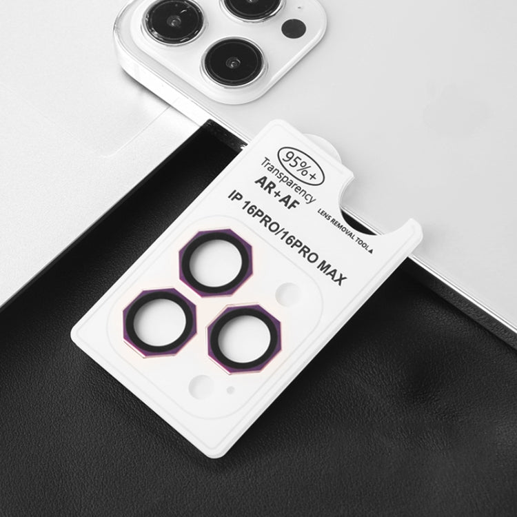 For iPhone 16 Pro / 16 Pro Max HD Lens Protective Film without Diamond