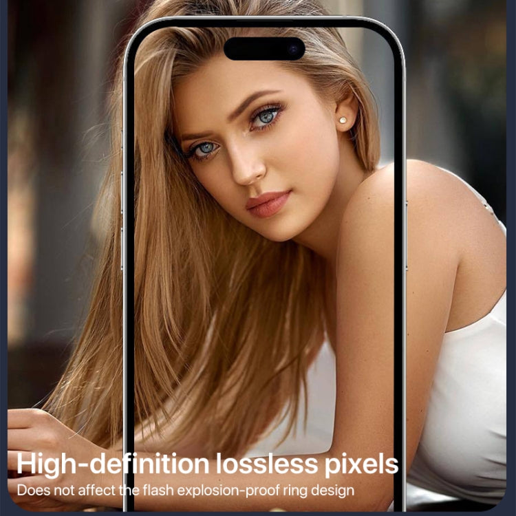 For iPhone 16 Pro / 16 Pro Max HD Lens Protective Film without Diamond