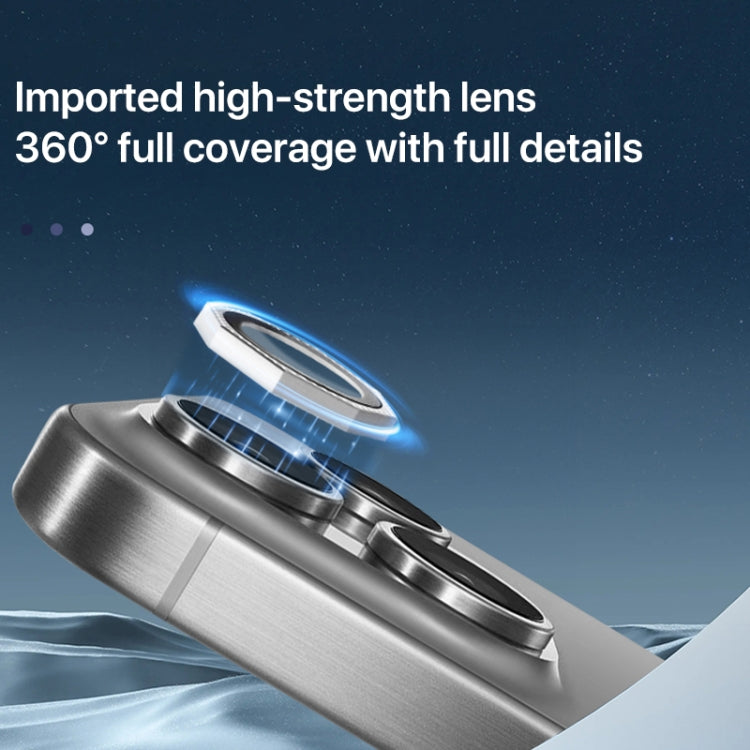 For iPhone 16 Pro / 16 Pro Max HD Lens Protective Film with Diamond