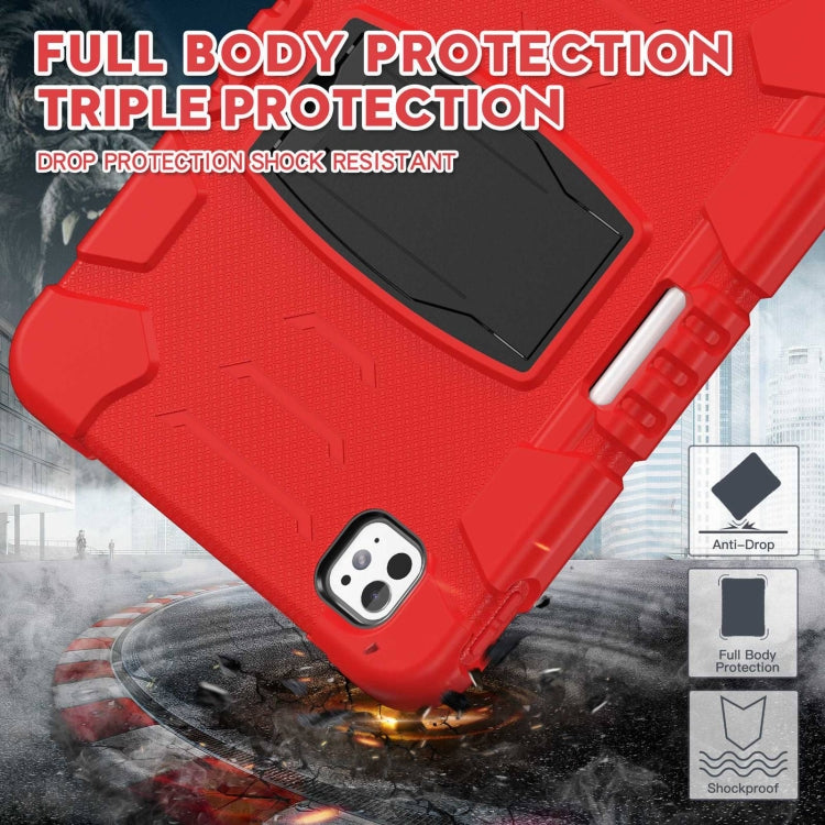 For iPad Pro 11 2025 / 2024 3-Layer Silicone Hybrid PC Tablet Case