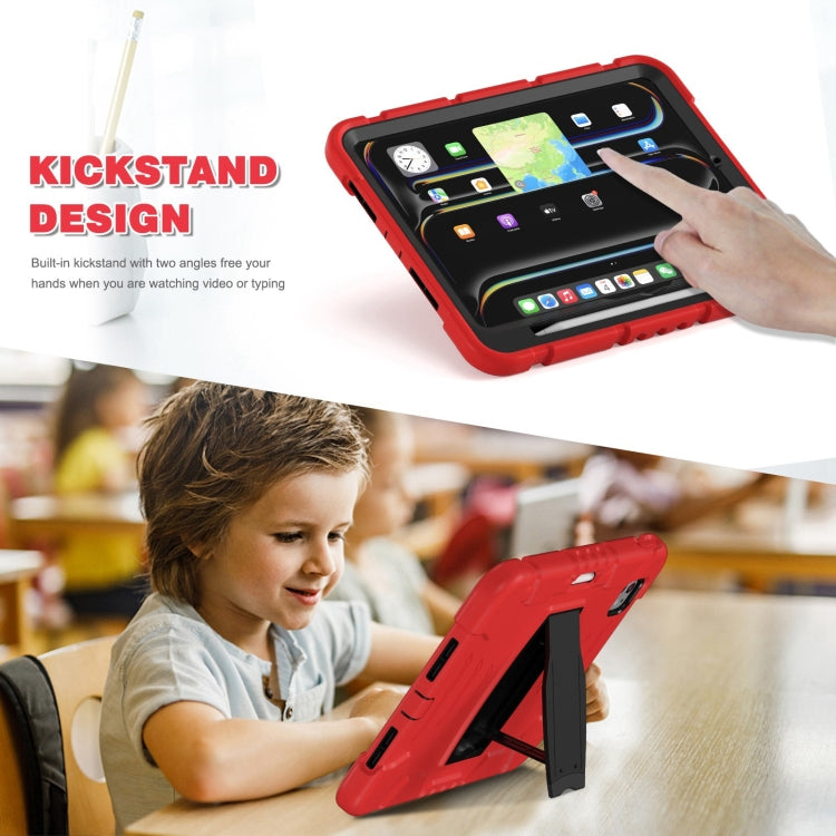 For iPad Pro 11 2025 / 2024 3-Layer Silicone Hybrid PC Tablet Case