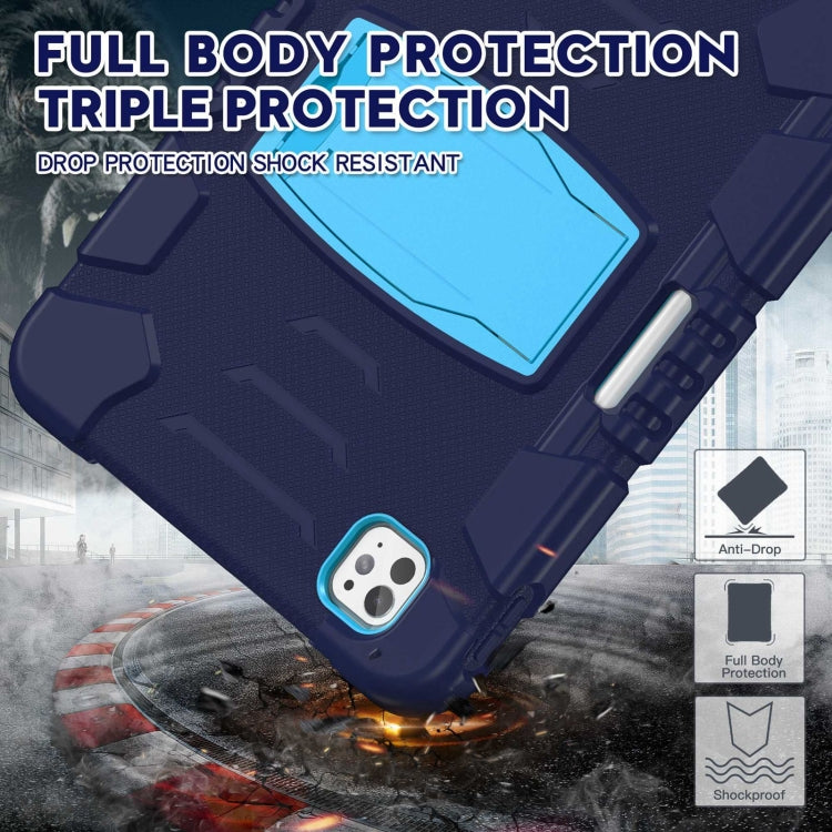 For iPad Pro 11 2025 / 2024 3-Layer Silicone Hybrid PC Tablet Case