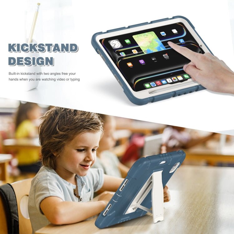 For iPad Pro 11 2025 / 2024 3-Layer Silicone Hybrid PC Tablet Case