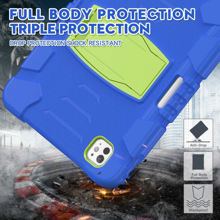 For iPad Pro 11 2025 / 2024 3-Layer Silicone Hybrid PC Tablet Case