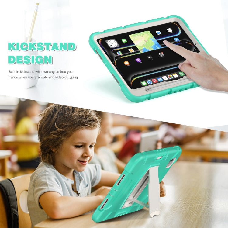 For iPad Pro 11 2025 / 2024 3-Layer Silicone Hybrid PC Tablet Case