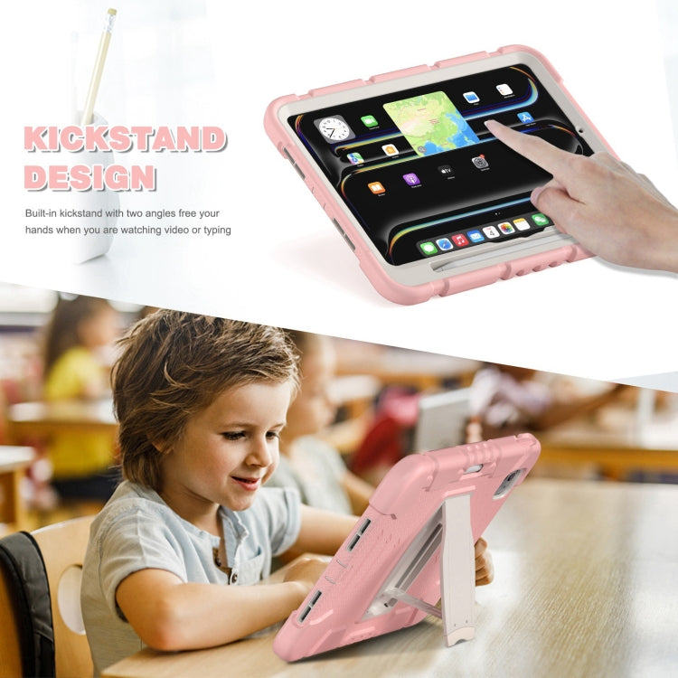 For iPad Pro 11 2025 / 2024 3-Layer Silicone Hybrid PC Tablet Case