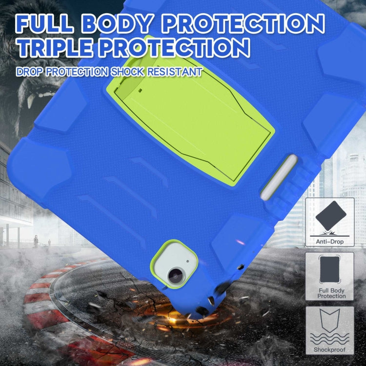 For iPad Air 11 2026 / 2025 / 2024 3-Layer Silicone Hybrid PC Tablet Case
